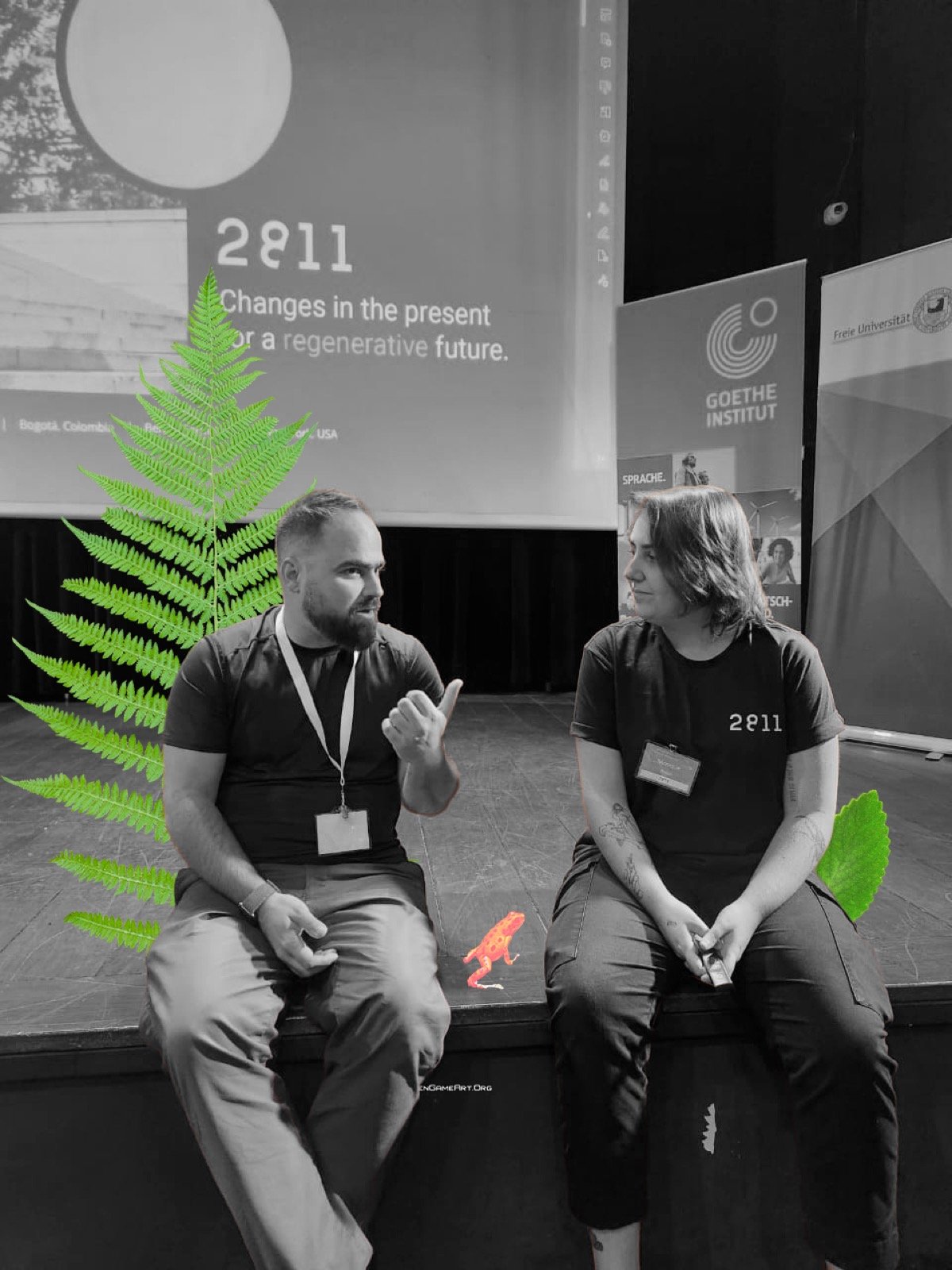 Equipo 2811 en evento del Goethe Institut